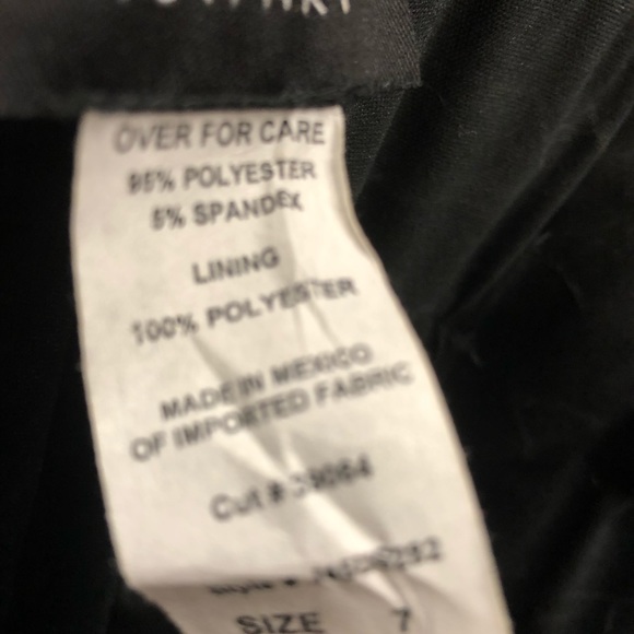 Black lace top Size 7 by B. Smart sleeveless - Picture 8 of 12